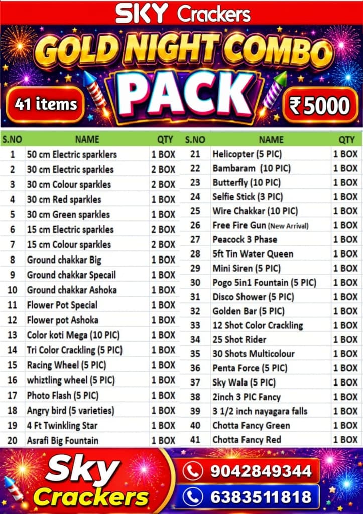 Gold Night Combo Pack
